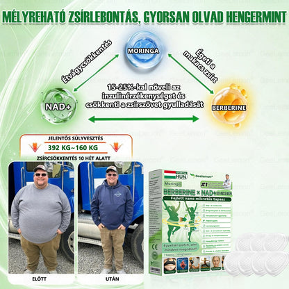𝑮𝐞𝐞𝑳𝐞𝒎𝒐𝒏® 👩‍⚕️ 10 az 1-ben karcsúsító nano mikrotűs tapasz (Napi egyszeri használat, látható változások 7 napon belül) Elhízás, szív- és érrendszeri egészség, cukorbetegség