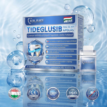 🦷HAJUEI® Tideglusib Fog & íny Javító mikrotűs tapasz | Fejlett őssejt-aktiváló fogcsíkok (újjáépíti a fogzománcot és a dentint • erősíti az ínyt • megszünteti a fogkövet és a szagokat • megállítja a fogérzékenységet)