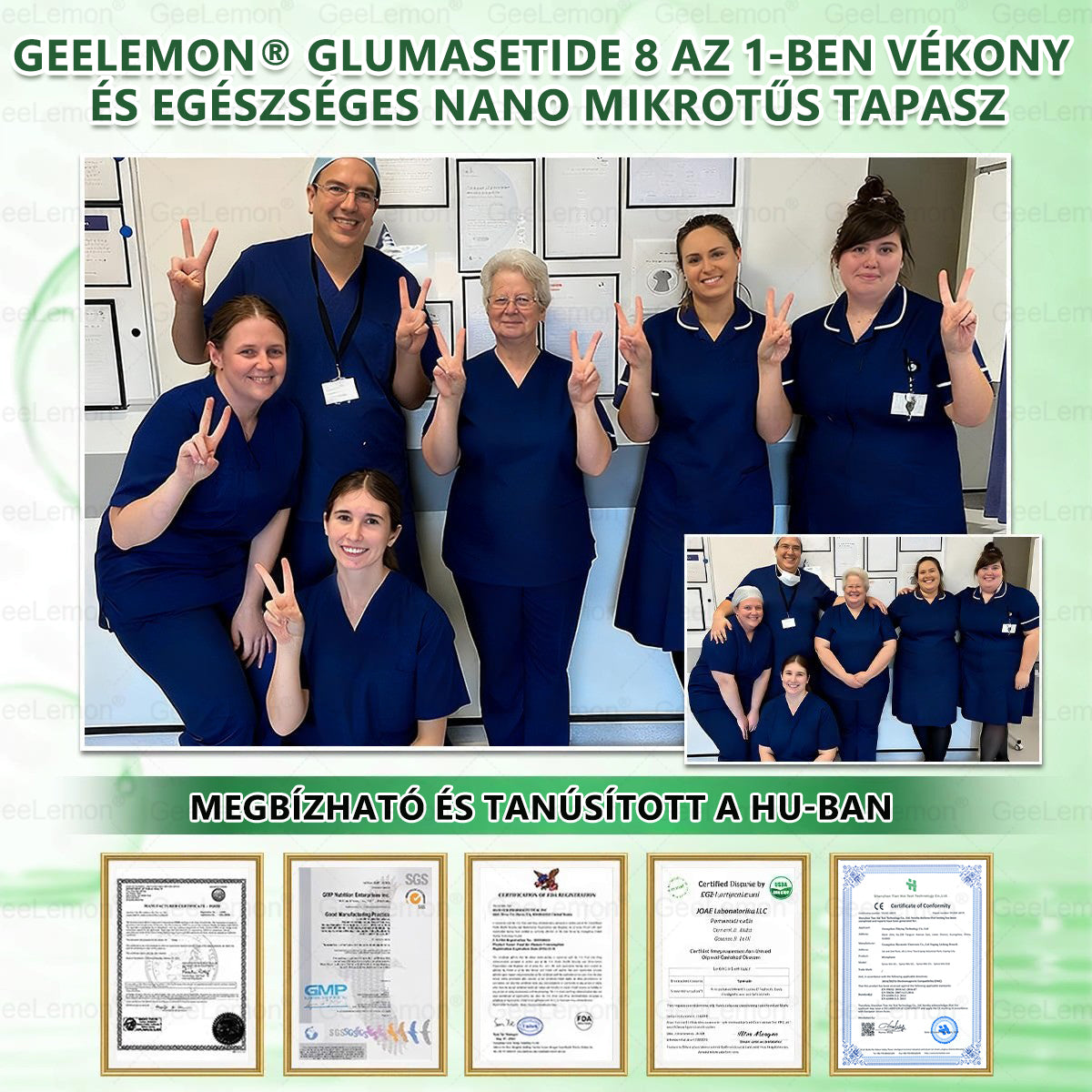 Magyar hivatalos bol 👩‍⚕️ 𝐆𝐞𝐞𝐋𝐞𝐦𝐨𝐧® 8 az 1-ben karcsúsító nano mikrotűs tapasz 🇭🇺 Napi egyszeri használat ✅ 7 napon belül látható eredmény – Alkalmas elhízás, szív- és érrendszeri problémák, cukorbetegség és ízületi problémák kezelésére