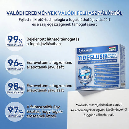 🦷HAJUEI® Tideglusib Fog & íny Javító mikrotűs tapasz | Fejlett őssejt-aktiváló fogcsíkok (újjáépíti a fogzománcot és a dentint • erősíti az ínyt • megszünteti a fogkövet és a szagokat • megállítja a fogérzékenységet)