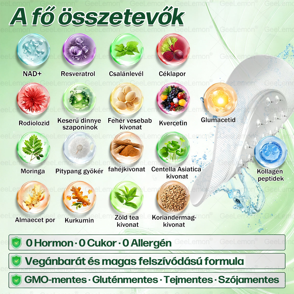 Magyar hivatalos bol 👩‍⚕️ 𝐆𝐞𝐞𝐋𝐞𝐦𝐨𝐧® 8 az 1-ben karcsúsító nano mikrotűs tapasz 🇭🇺 Napi egyszeri használat ✅ 7 napon belül látható eredmény – Alkalmas elhízás, szív- és érrendszeri problémák, cukorbetegség és ízületi problémák kezelésére