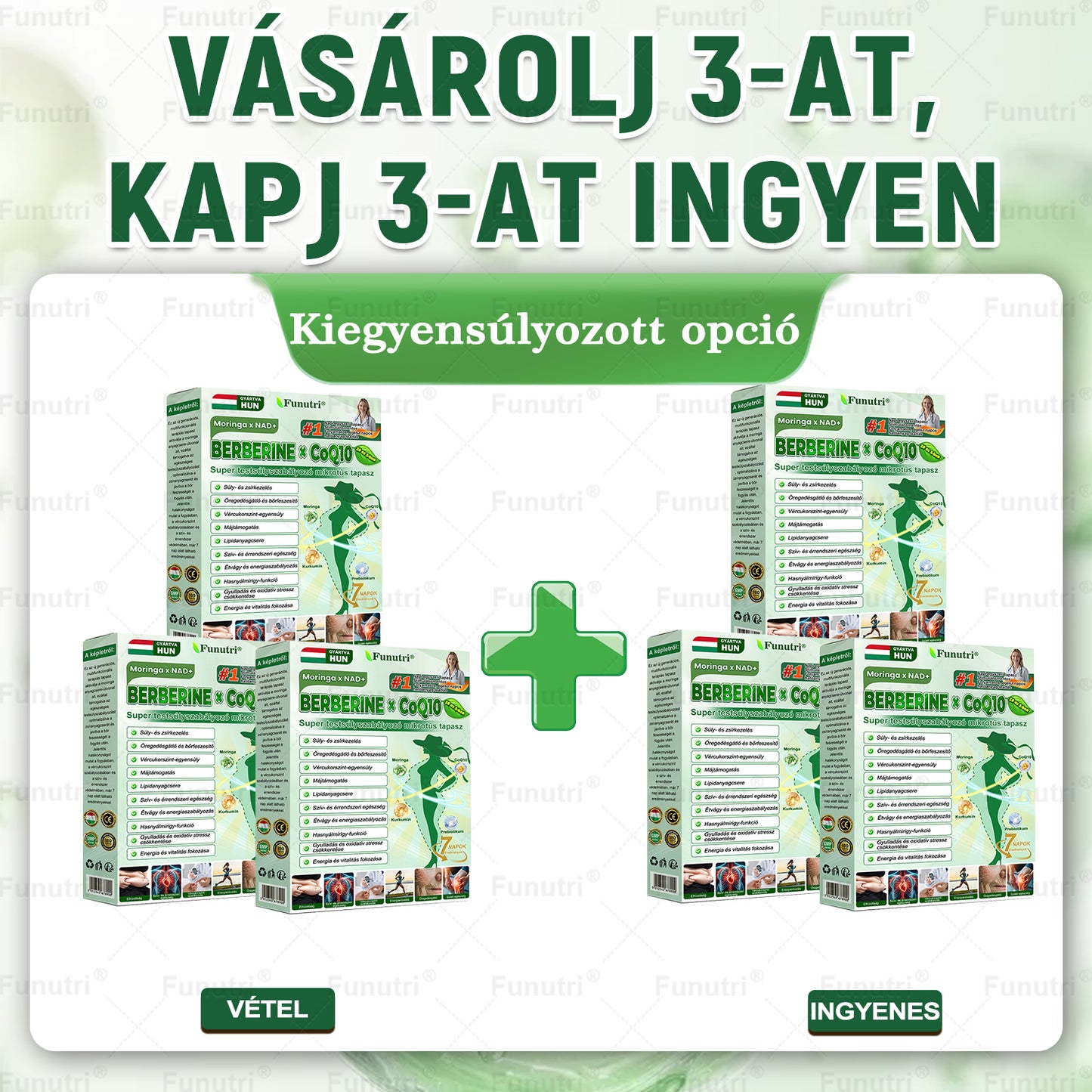 Magyar szakértők által ajánlott 💖Funutri® 10 az 1-ben anyagcsere-támogató karcsúsító nano mikro-tűs tapasz